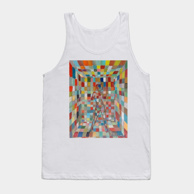 Cubist girl Tank Top by diegomanuel